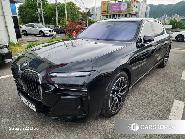 BMW 7 Series (G70) 2024 Черный из Кореи, фото 6