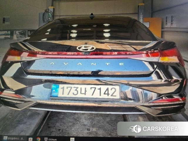 Hyundai Avante (CN7) 2022 Черный из Кореи, фото 2