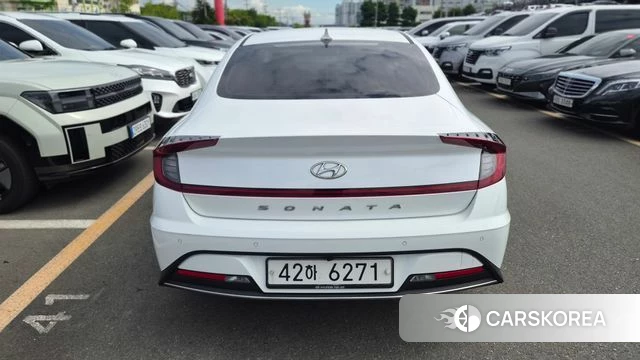Hyundai Sonata (DN8) 2019 Белый из Кореи, фото 5