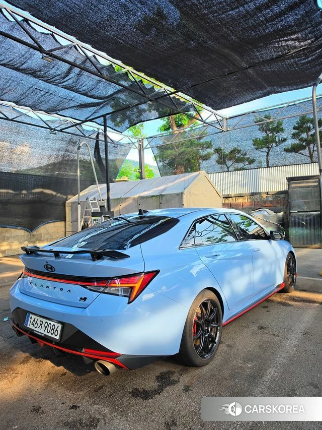 Hyundai Avante (CN7) 2021 Синий из Кореи, фото 3