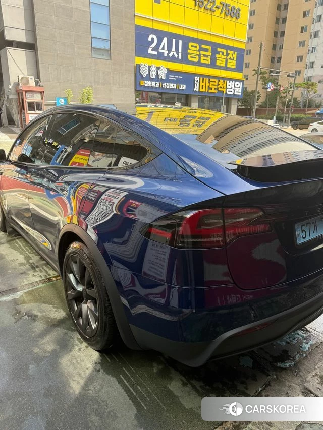 Tesla Model X 2023 Синий из Кореи, фото 6