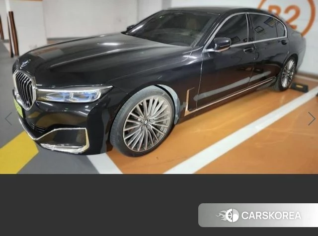 BMW 7 Series (G11) 2022 Черный из Кореи, фото 2