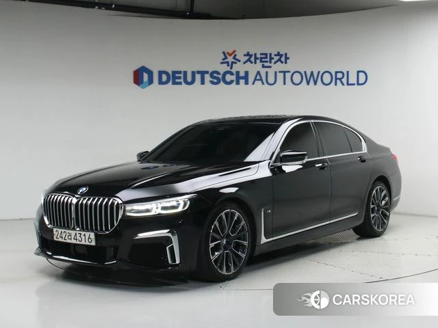 BMW 7 Series (G11) 2021 Черный из Кореи, фото 2