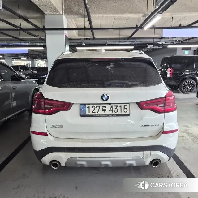 BMW X3 (G01) 2021 Черный из Кореи, фото 2