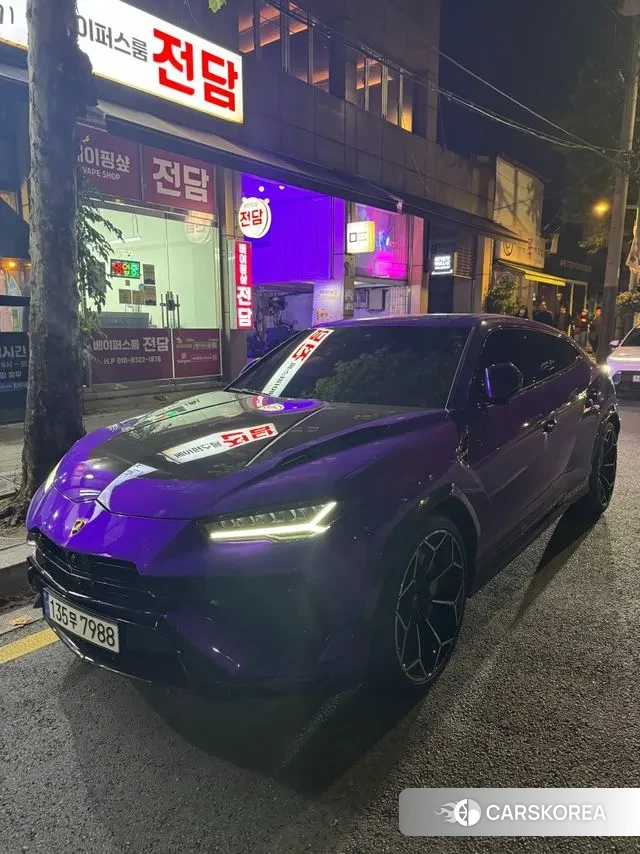 Lamborghini Urus 2024 Фиолетовый из Кореи, фото 2