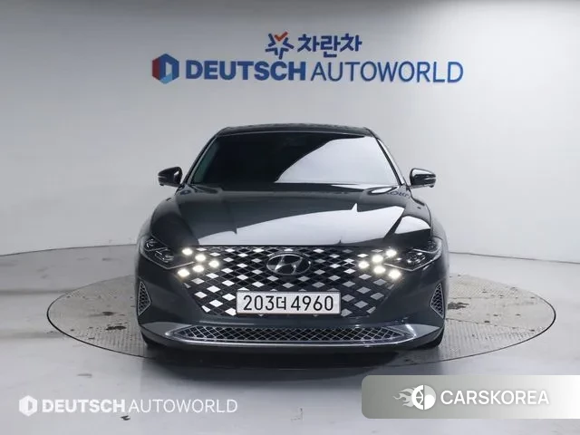 Hyundai The New Grandeur IG Hybrid 2021 Серый из Кореи, фото 6