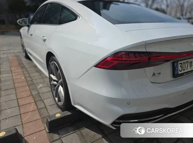 Audi A7 (4K) 2021 Белый из Кореи, фото 2