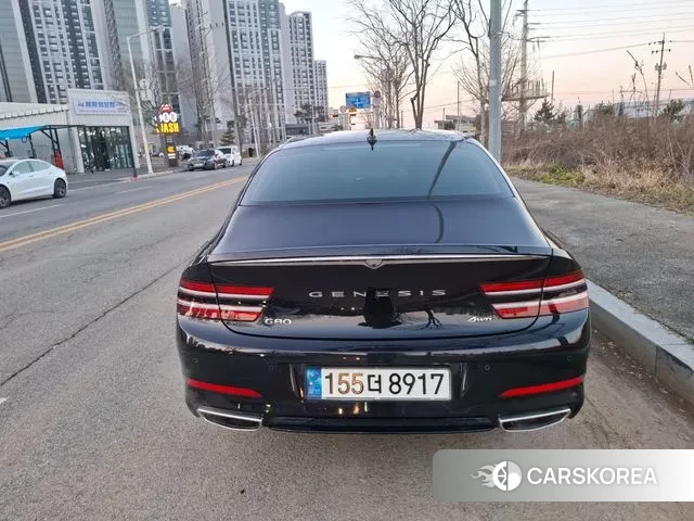 Genesis G80 (RG3) 2021 Черный из Кореи, фото 2