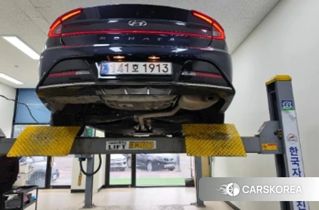 Hyundai Sonata (DN8) 2021 Синий из Кореи, фото 2