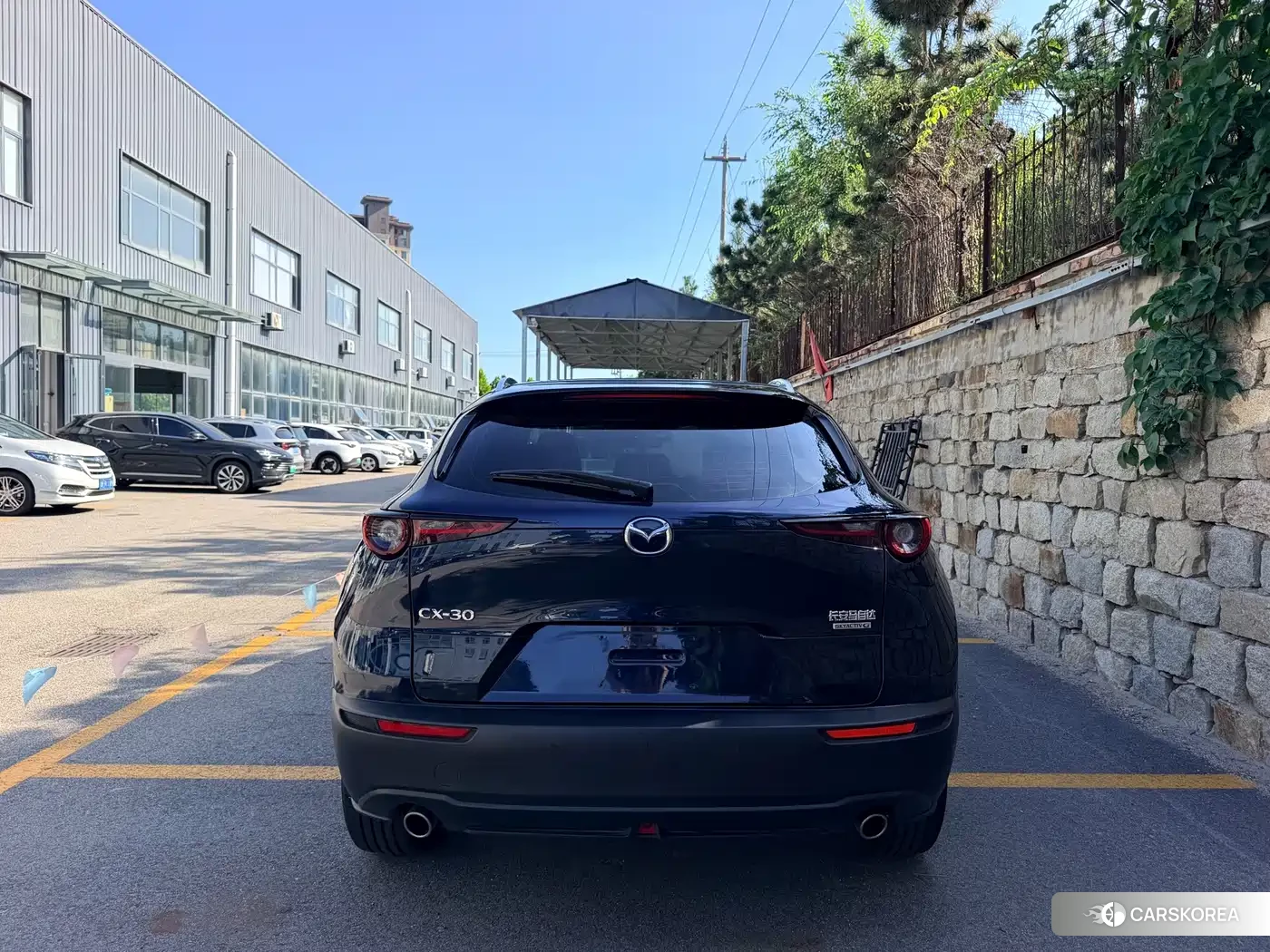 Mazda CX-30 2024 Синий из Китая, фото 2
