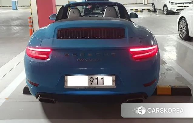Porsche 911 2018 Небесно-голубой из Кореи, фото 2
