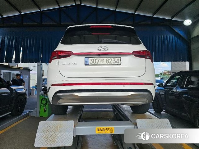 Hyundai The New Santa Fe 2021 Белый из Кореи, фото 2