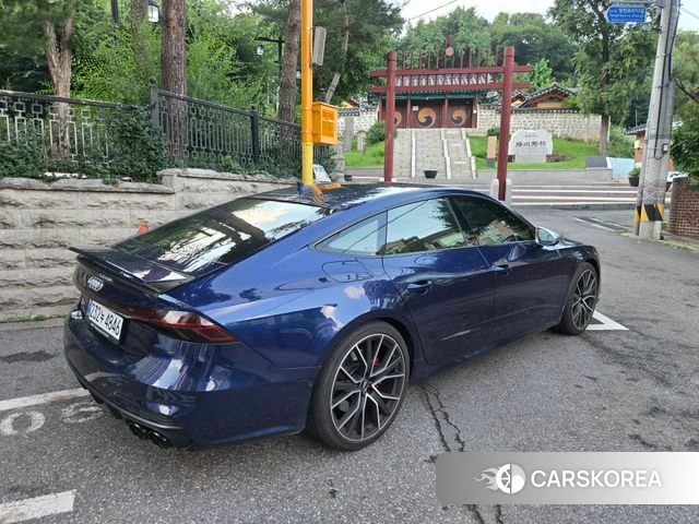 Audi S7 (4K) 2021 Синий из Кореи, фото 2