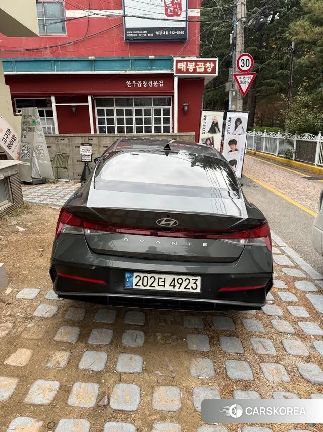 Hyundai The New Avante (CN7) 2023 Серый из Кореи, фото 3