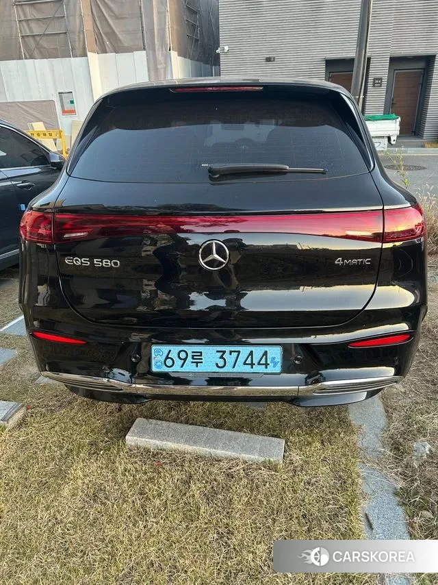 Mercedes-Benz EQS SUV X296 2023 Черный из Кореи, фото 2