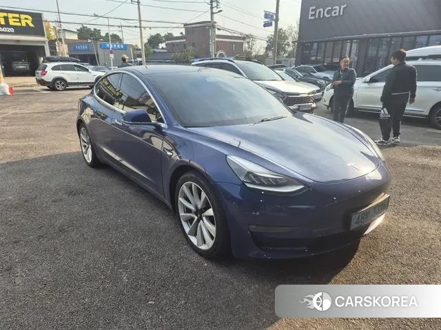 Tesla Model 3 2020 Синий из Кореи, фото 2