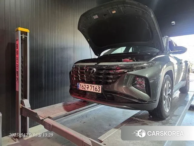 Hyundai Tucson Hybrid (NX4) 2021 Серый из Кореи, фото 2