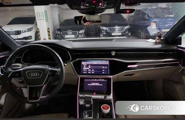 Audi A7 (4K) 2020 Белый из Кореи, фото 2