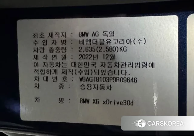 BMW X6 (G06) id 3442610 из Кореи 12