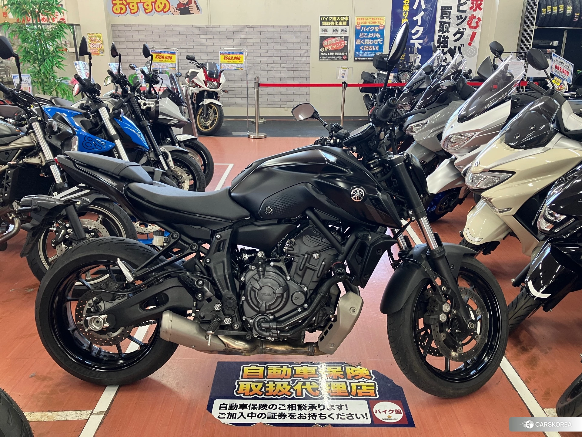 Проданный Yamaha MT-07 ABS id 4191792 из Японии