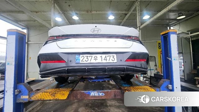 Hyundai The New Avante (CN7) 2024 Белый из Кореи, фото 2