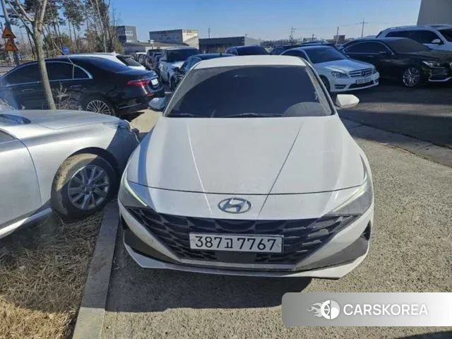 Hyundai Avante (CN7) 2022 Белый из Кореи, фото 4