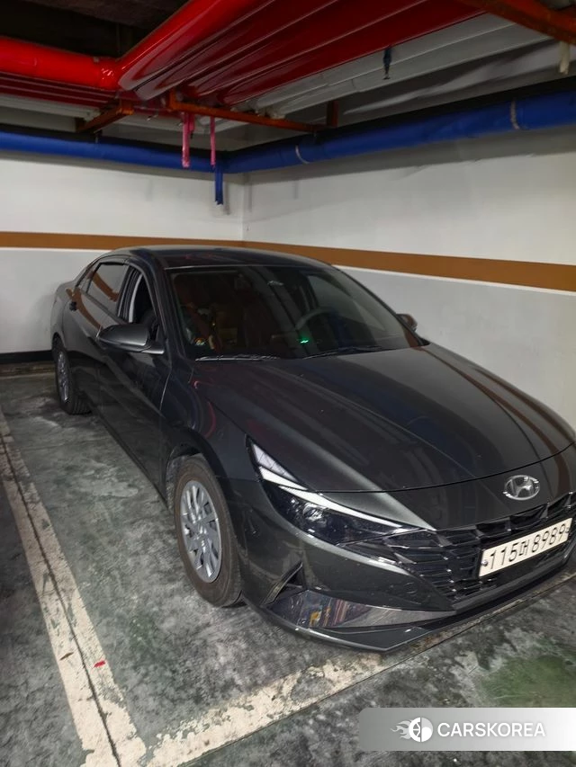 Hyundai Avante (CN7) 2021 Темно-зеленый из Кореи, фото 2