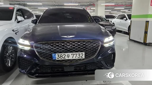 Genesis GV70 2021 Синий из Кореи, фото 5