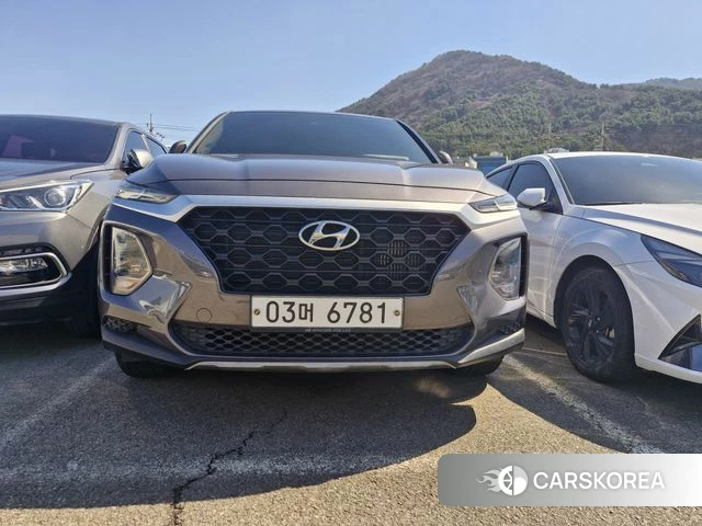 Hyundai Santa Fe TM 2018 Серебристо-серый из Кореи, фото 3
