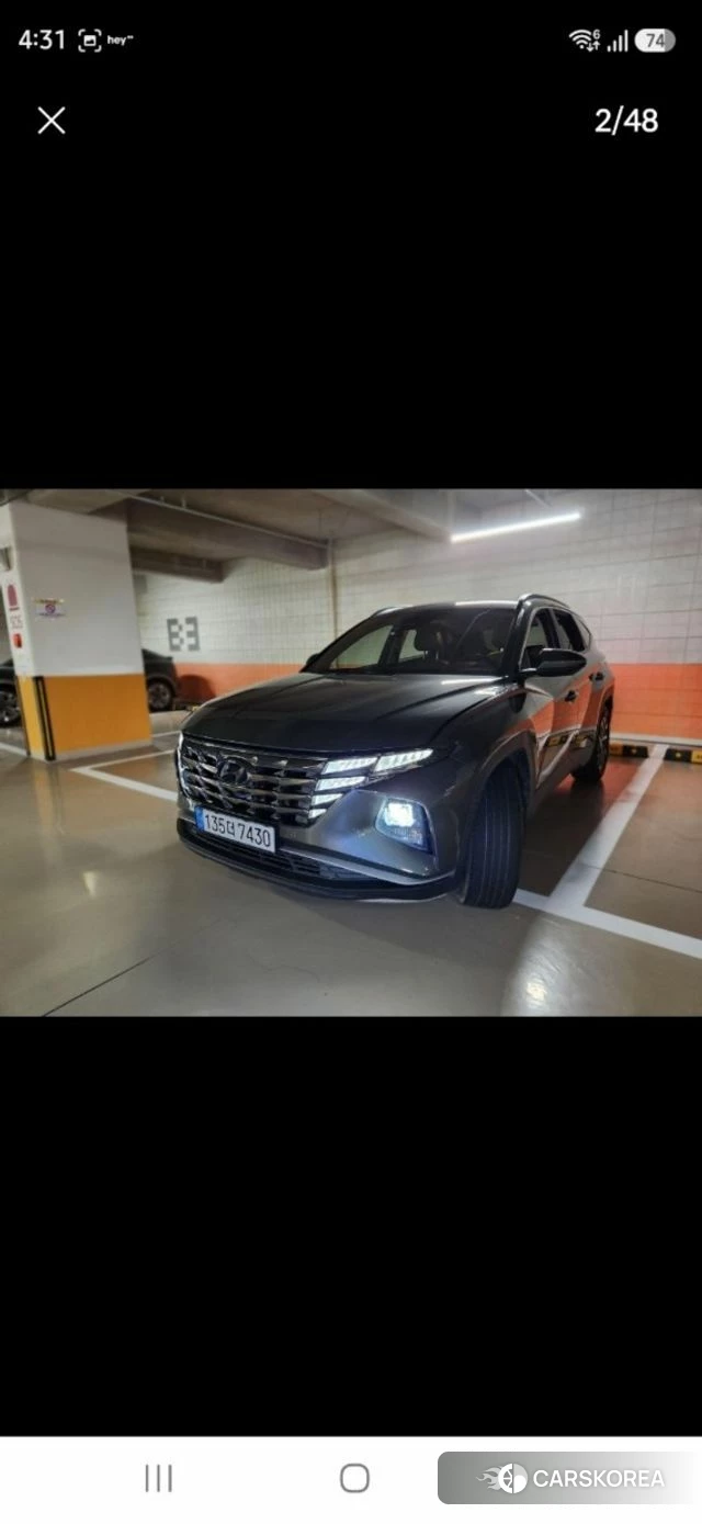 Hyundai Tucson (NX4) 2023 Серый из Кореи, фото 2