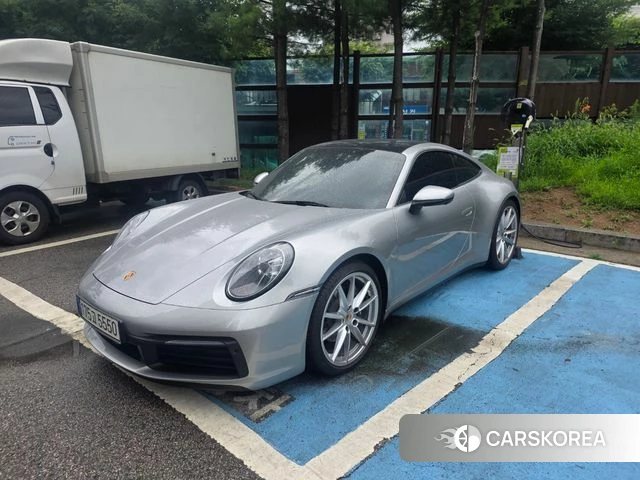 Porsche 911(992) 2021 Серебряный из Кореи, фото 4