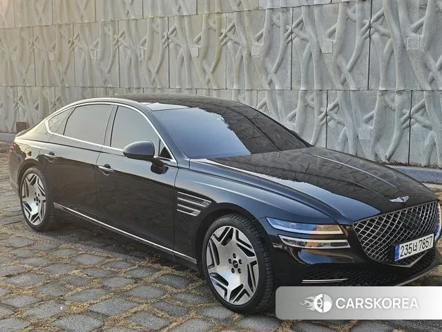 Genesis G80 (RG3) 2022 Черный из Кореи, фото 4