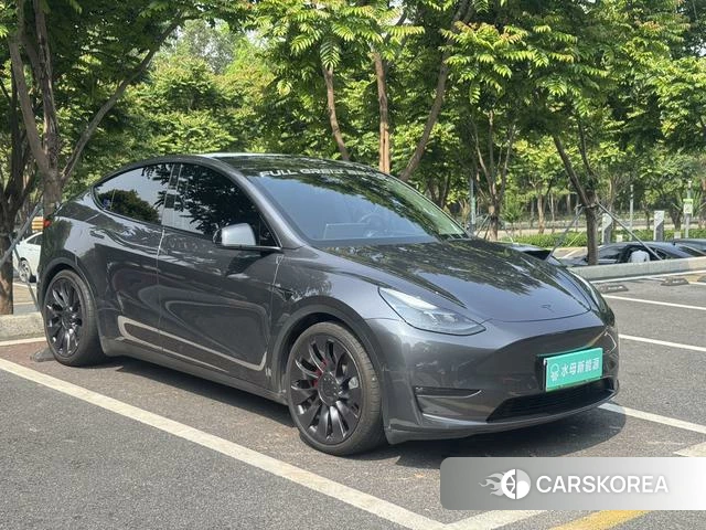 Tesla Model Y 2022 Темно-серый из Китая, фото 6