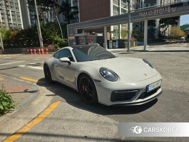 Porsche 911(992) 2023 Серебристо-серый из Кореи, фото 6