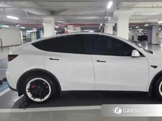 Tesla Model Y 2021 Белый из Кореи, фото 2