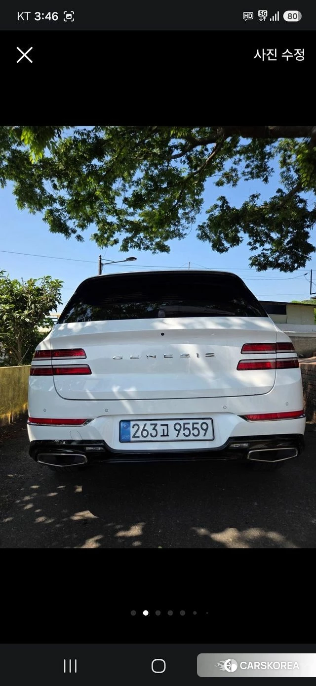 Genesis GV80 2021 Белый из Кореи, фото 2