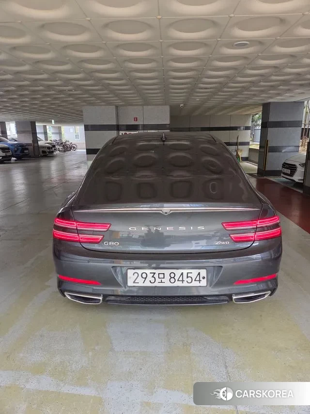 Genesis G80 (RG3) 2021 Темно-зеленый из Кореи, фото 2