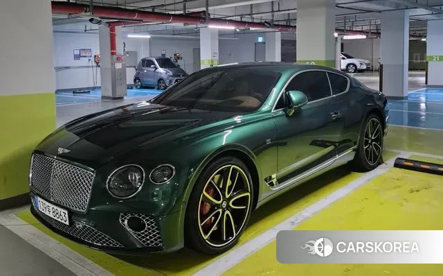 Bentley Continental GT 3rd Generation 2019 Зеленый из Кореи, фото 2