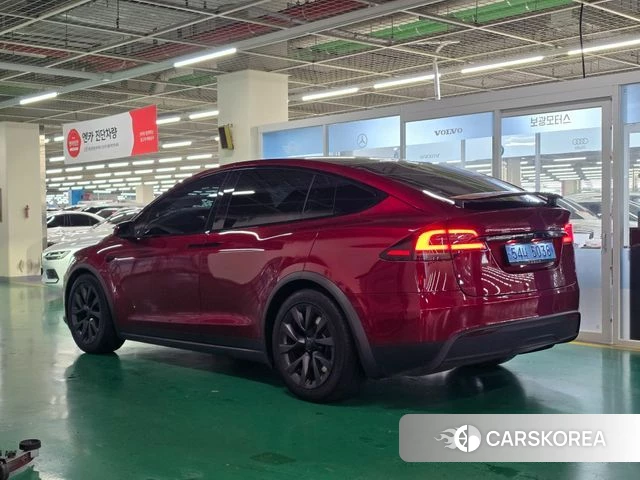 Tesla Model X 2023 Красный из Кореи, фото 4