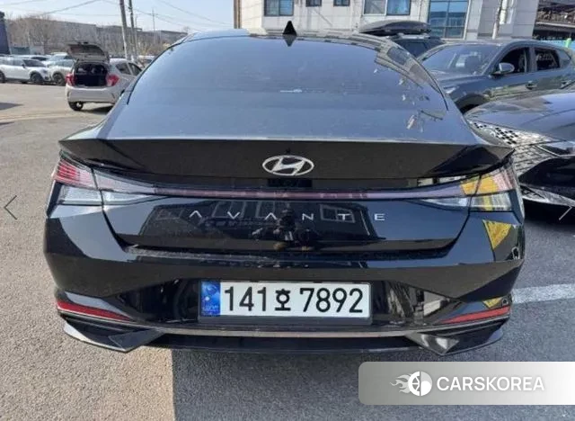 Hyundai Avante (CN7) 2021 Черный из Кореи, фото 3