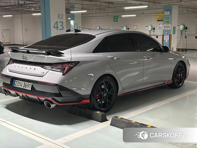 Hyundai The New Avante (CN7) 2024 Серебристо-серый из Кореи, фото 5