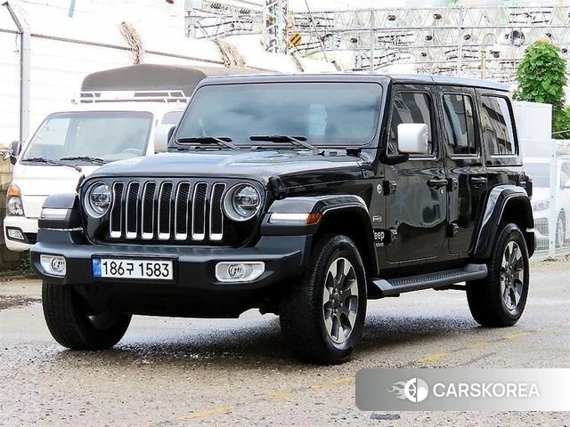 Jeep Wrangler (JL) 2021 Черный из Кореи, фото 2