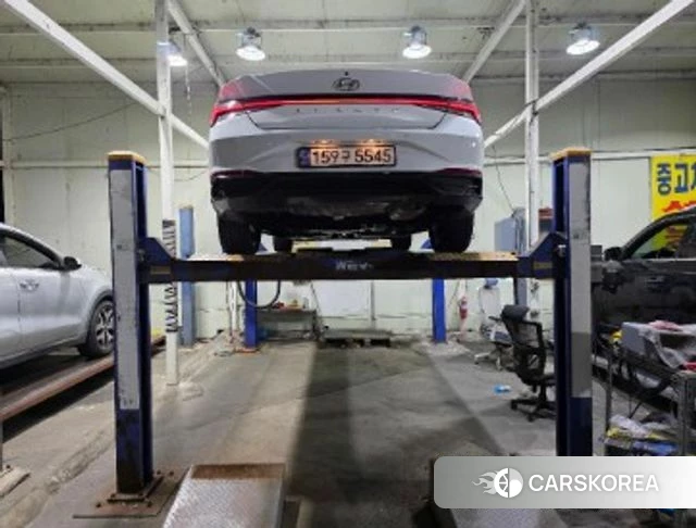 Hyundai Avante (CN7) 2022 Белый из Кореи, фото 2