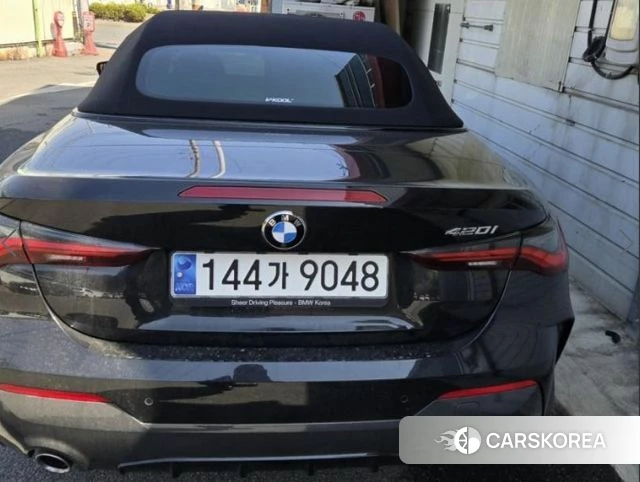 BMW 4 Series (G22) 2023 Черный из Кореи, фото 2