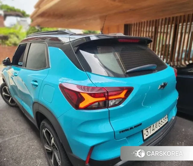 Chevrolet (GM Daewoo) Trailblazer 2021 Небесно-голубой из Кореи, фото 2