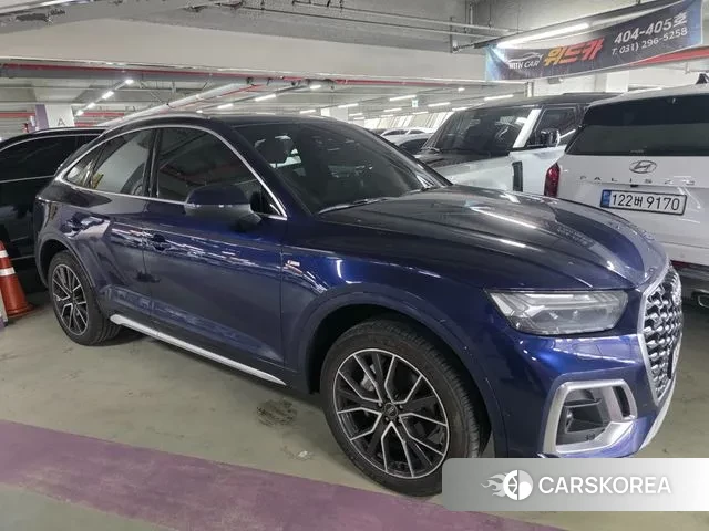 Audi Q5 (FY) 2021 Синий из Кореи, фото 5