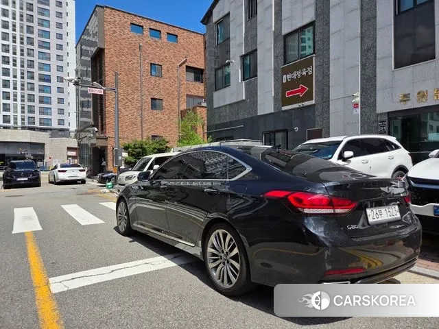 Genesis G80 2018 Черный из Кореи, фото 3