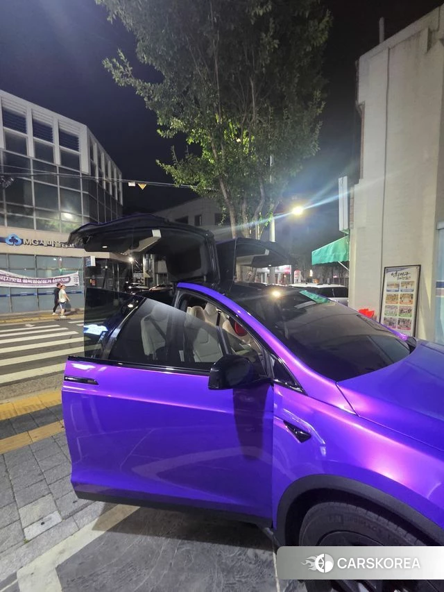 Tesla Model X 2024 Серый из Кореи, фото 2