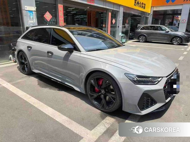 Audi RS 6 2023 Серебристо-серый из Китая, фото 2
