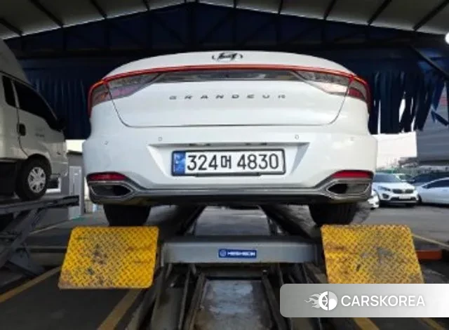 Hyundai The New Grandeur IG Hybrid 2020 Белый из Кореи, фото 2